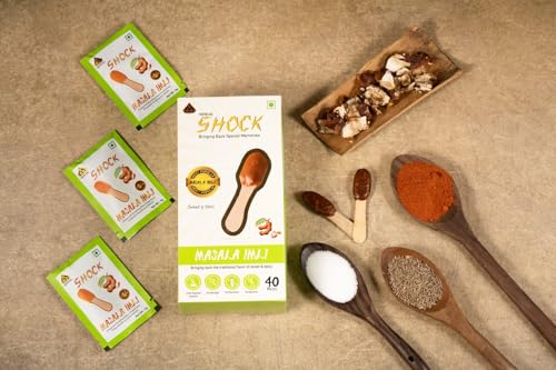 Image of Shock Masala Imli Pack of 2 (240 Gm) | Tamarind & Jaggery Candy | Sweet & Sour Traditional Indian Tangy Candy - 80 Pieces