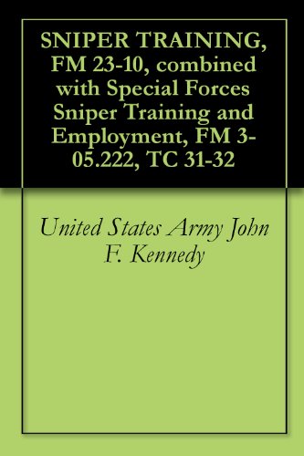 SNIPER TRAINING, FM 23-10, combined with Special Forces Sniper Training and Employment, FM 3-05.222, TC 31-32
