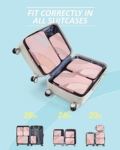 Image of BAGSMART Compression Packing Cubes for Travel