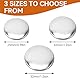 Cyrank 100 Stück Badge Button Pin, Buttonrohlinge, Knopfhersteller-Zubehör, 32mm Pin-Hersteller, Abzeichen Pin Button Teile Abzeichen Herstellung, Teile Für Metallknöpfe, Pin-Abzeichen-Set