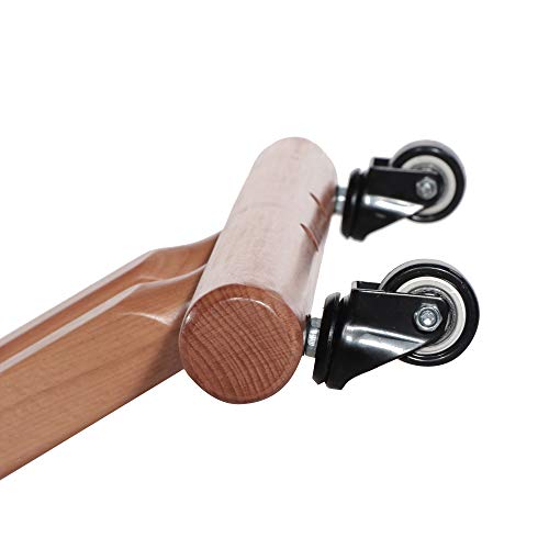 Master Massage Comfort Wooden Kneeling Chair Posture Thick Cushion Seat Office And Home Rolling Adjustable Cinnamon Color #TOP3