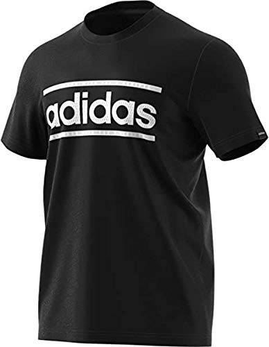 Adidas M Logo Ln T, T-Shirt Uomo, Black/White, 3XL...