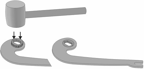 Miniatura 4 de Nuevo brazo dinamométrico universal V6 Ebike - Delantero y trasero, ejes de 0.472 in, 0.551 in y 0.630 in, inserto endurecido, montaje en marco con