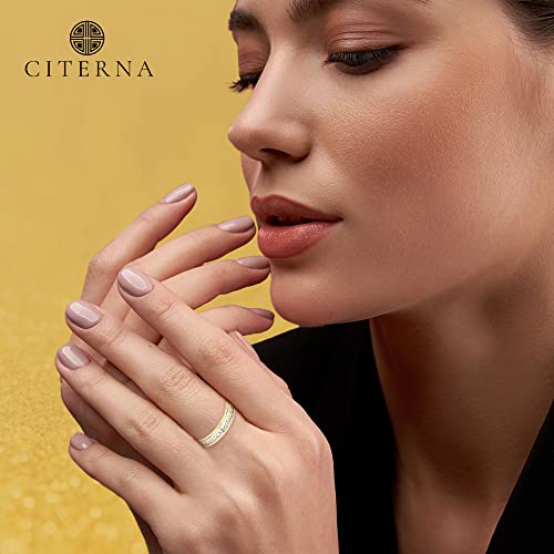 Citerna Anello da Donna in Oro Giallo 9K con