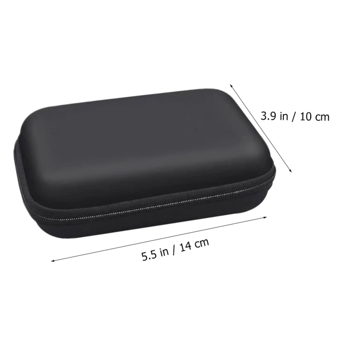 Étui Rigide EVA Anti-choc Pour Mini Imprimante Et Disque Dur - Noir, Dimensions 14x9x6 Cm, Rangement Tech