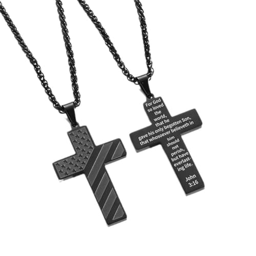 Affordable cross necklace men's and women's clavicle chains student friend gift pendants2