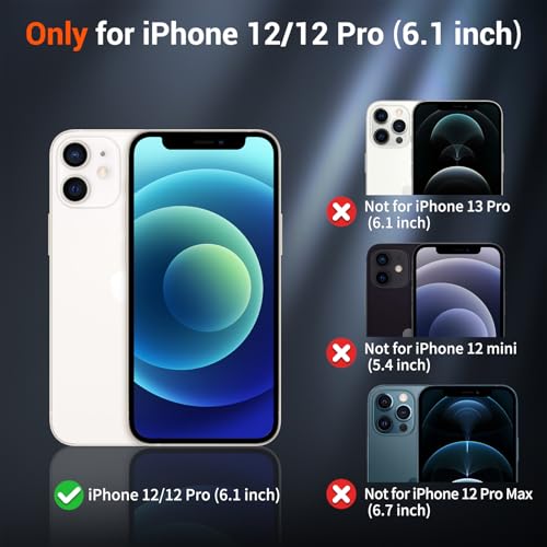 Image of SUPFINE Magnetic for iPhone 12 Case /iPhone 12 Pro Case (Compatible with MagSafe) (Military Grade Drop Protection) Slim Translucent Matte Shockproof with Anti-Fingerprint Phone Case,Antique White