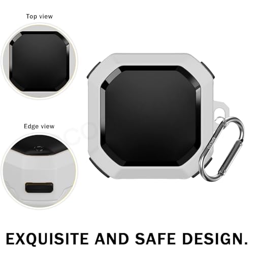 Image of Full Body Rugged Shockproof Case Cover Compatible for Samsung Galaxy Buds Core (2025) -White