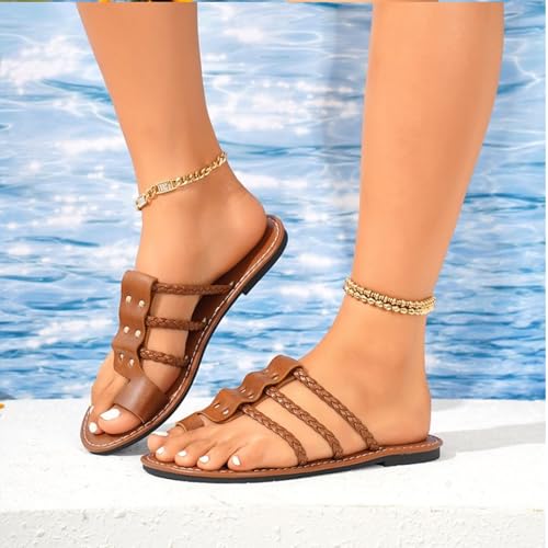 Womens Flat Heel orthopedic sandals，Bunion Orthopedic flip flops for women，Comfy plantar fasciitis flip flops womens，womens Clip Toe Sandals3