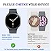 Goton Rugged Case for Samsung Galaxy Watch 8 Screen Protector 44mm - Soft TPU Bumper Face Cover + 2 Tempered Glass Film for Galaxy Watch 8 44mm Accessories