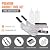 Yukon Glory Griddle Cover & Tool Set | Fits Blackstone 36-Inch | 600D Polyester Cover + 6-Piece Tool Kit | 2 Spatulas, Scraper, 2 Squirt Bottles & Thermometer | Complete Bundle