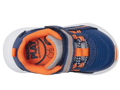 Stride Rite Sneaker, Navy, 7.5 Wide US Unisex Big_Kid2