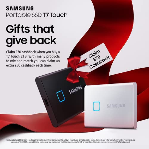 Samsung T7 Draagbare Externe Solid State Drive, 1TB, Zwart - Afbeelding 3