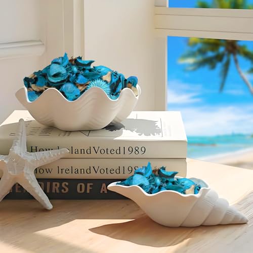 STRN Potpourri Bowl Filler with Essential Oil – Ocean Scented Dried Flower Bags, Bowl Vase Filler, Decorative Potpourri for Vase or Bathroom – Long-Lasting for Home Decor