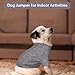 Hjumarayan Hundepullover Grosse Hunde - Hundepullover mit Geschirrloch, Pullover Hund Warme Strickpullover, Winter Hundepulli mit Beinen, Pullover für Große Hunde (Grau XL)