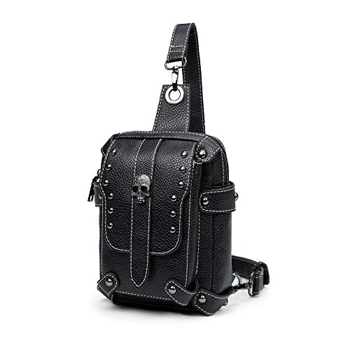Womens Sling Bag Crossbody Fanny Pack Purse Leather Casual Fashion Travel Daypack Sport Chest Satchel for Women