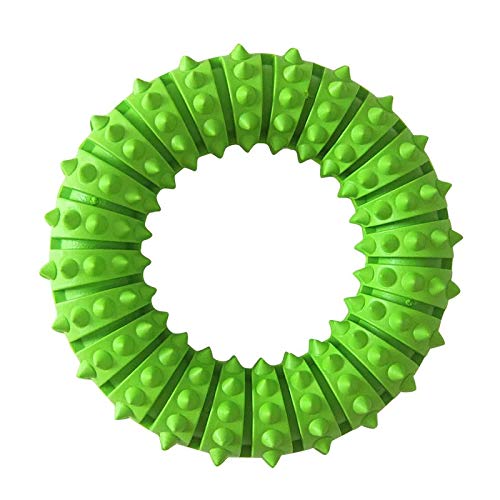 KUTKUT Durable Dog Chew Toy for Aggressive Chewers - Ultra Tough Natural Rubber Teething Toy, Nearly Indestructible Dog Toy for Medium & Large Breed Chewing, Training, Reduce Anxiety (Green) (B0912KYPV5) Amazon Price History, Amazon Price Tracker