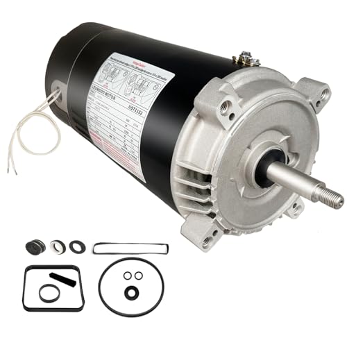 UST1152 1.5HP Replaces Century/AO Smith Swimming Pool Pump Motor for Hayward Super, Max Flow,Northstar,Ja-cuzzi Magnum Pump, C48L2N134 SP1610Z1M B229, 1 1/2 Horsepower 115/230V 56J Frame with Seal Kit