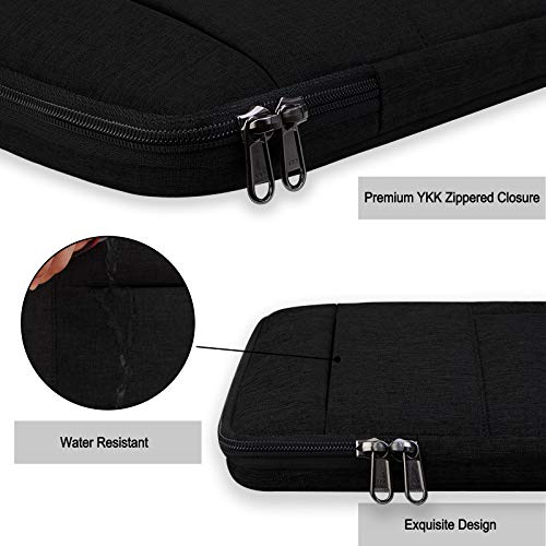 13-14 Inch Laptop Sleeve Bag Case Briefcase for Notebook Computer Ultrabook MacBook Air/Pro Waterproof Protective Tables Case Laptop Sleeve Case Portable Handle Laptop Bag,Black