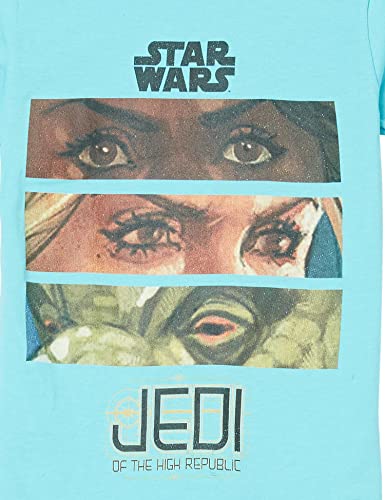 T-shirt Star Wars fille bleu Tahiti vêtement coton geek taille Medium