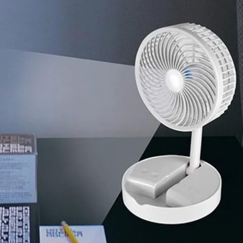 Image of Drumstone (EXCLUSIVE OFFER WITH 5YEARS WARRANTY) FOLDABLE LED RECHARGEABLE TABLE FAN /HOME FAN /KITCHEN FAN /OFFICE FAN /BEST GIFT FOR FRIENDS
