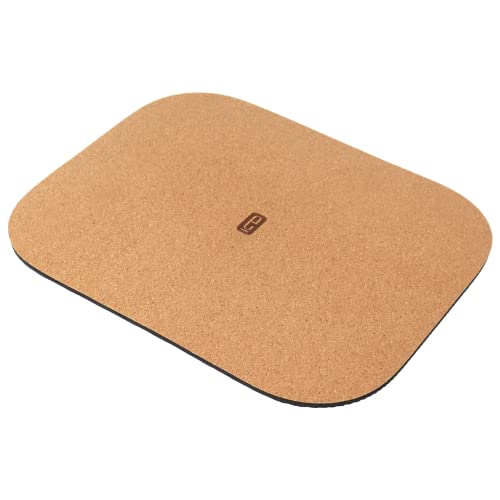 Erroco Standard Mouse Pad, Cork with Non-Slip TPE Back, 10” x 8” x 5 mm Thick, Medium-Drag for Precision Computer Work, 100% Upcycled, Premium Fine-Grain Cork Comfort, Soft Surface, Non-Toxic Mat by Erroco - Used condition - CA$9.11