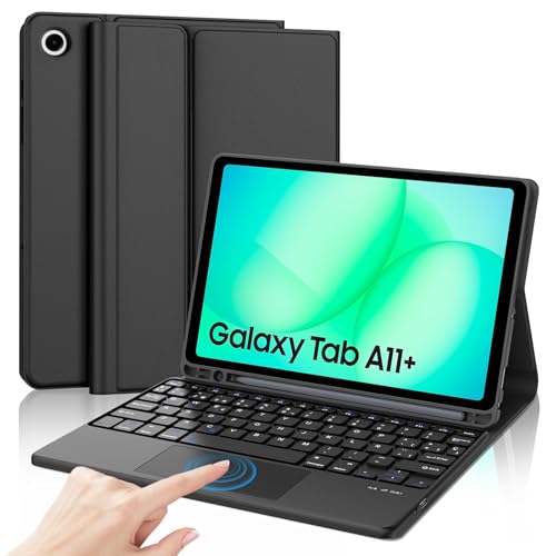 Funda teclado para Samsung Galaxy Tab A11 Plus de 11 pulgadas con trackpad bluetooth QWERTY español