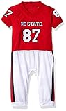 FAST ASLEEP NCAA North Carolina State Wolfpack Boys Infant Football Uniform Pajamas, 9-12 Months,...