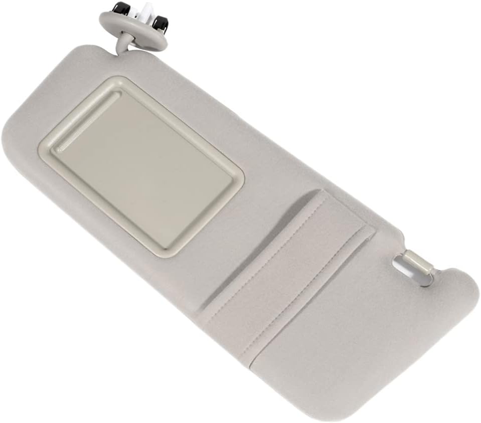Windshield Sun Visor Left Driver Side 2006-2011 for Toyota for Camry Beige Car Visor Extender with Sunroof with Mirror 74320-06800-E0