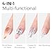 TOMICCA 4 in 1 Nail Glue for Press Ons 30g Gel Nail Glue Strong for Acrylic Nails Lamp Curing Needed UV