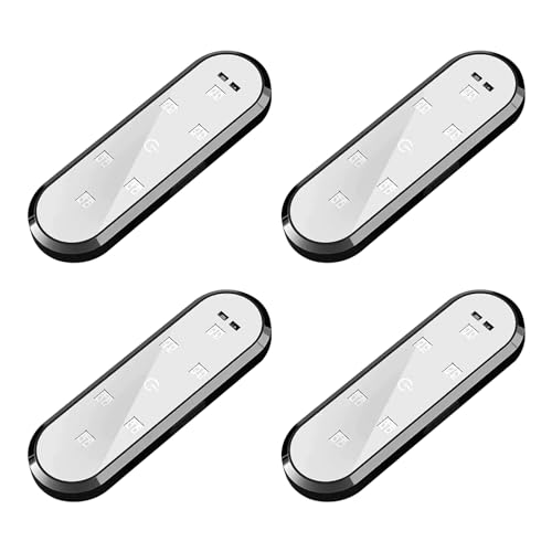 4 PCS Car Door Auto Sensor Lights Wireless LED Lights Illuminated Lamps Waterproof Adjustable Light Color Welcome Projection Lights Doors Step Sill Courtesy Projector Adhesive Mounting