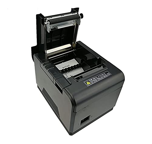 Label Printer 80mm Thermische ontvangstprinter Auto Snijden Restaurant Keuken POS-printer USB LAN parallelle poort 200 mm/s hoge snelheid (Color : USB and Network) - Image 4