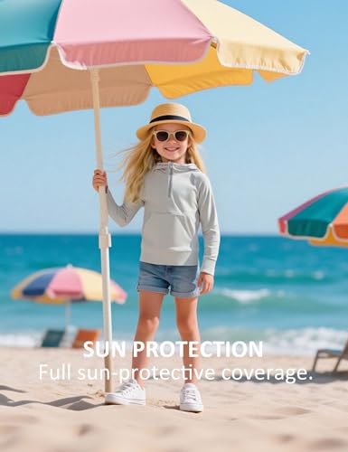 Yesfashion Kids Boys Girls Active Sun Protection Shirt Jackets Lightweight Hooded Cooling Shirt Tennis Running Outdoor2