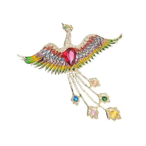Broche phoenix femme pour sublimer un collier trop simple