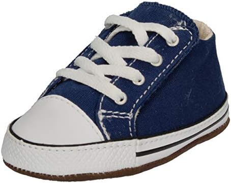 navy blue infant converse