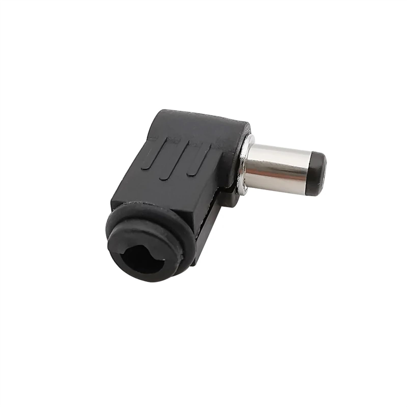 5/10/20 szt. 2,1 x 5,5 mm męskie złącze zasilania DC kąt prosty 90 stopni adapter wtyczek w kształcie litery L (10 szt.)