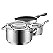 Produktbild WMF Gala Plus Topfset Induktion 3-teilig, Kochtopf Set mit Metalldeckel, Cromargan Edelstahl poliert, Induktions Töpfe Set unbeschichtet
