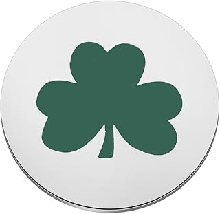 Gzrlyf Green Shamrock Token 3 Leaf Clover Pocket Token Irish Lucky Coin Good Luck Gift St. Patrick's Day Shamrock Gift