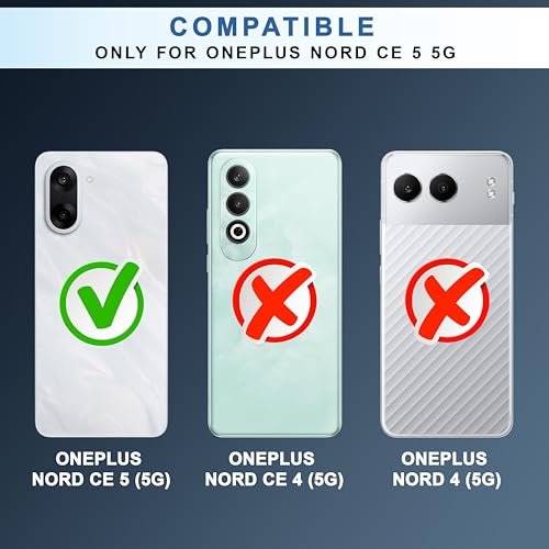 Image of CEDO Backcover for OnePlus Nord CE5 / CE 5 (5G) | Camera Protection Bump Shockproof Edge | Ultra Hybrid Transparent Acrylic Clear TPU+PC Hard Backcase Cover (Black)