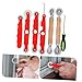 Gadpiparty 1set Screen Repair Tool Kit for Window Mesh Installation Spline Remover Roller Tool and Spline Hook for Efficient Screen Door Repair