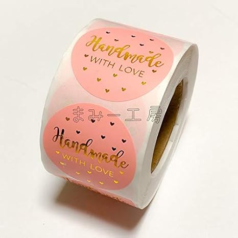 Amazon ラッピング サンキューシール 38ミリ 500枚入 ゴールド プレゼント Thank You ハンドメイド アクセサリーパーツ 手芸 材料 ゆめかわいい メルヘン パターン4 アクセサリーパーツ 通販