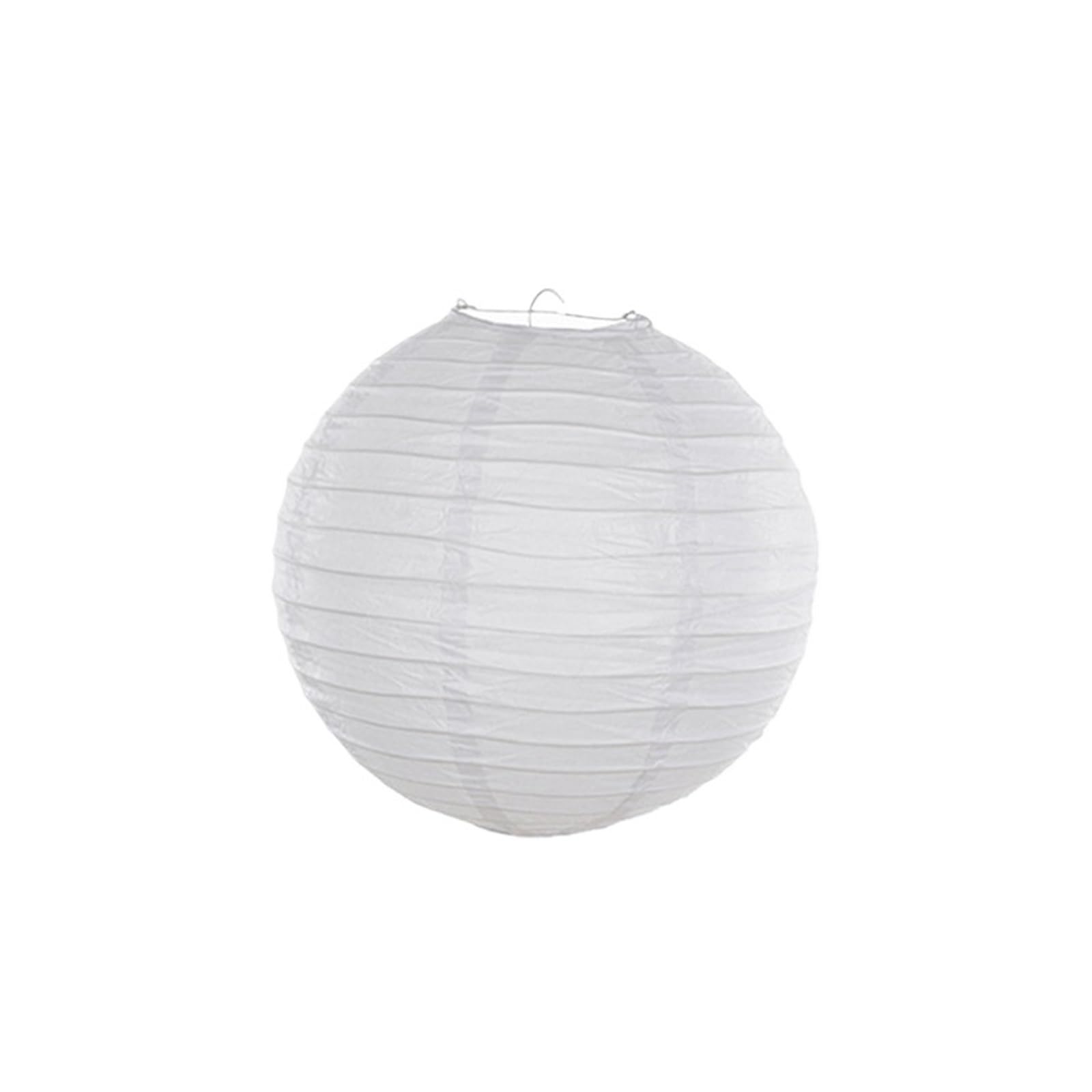 Lampion mariage et lanterne papier suspendu blanc pour décoration ronde de salle de fête