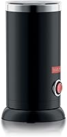 Bodum Bistro 10oz Electric Milk Frother Black - Thick Creamy Froth for Cappuccinos Lattes at Home