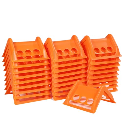 30 Pack Plastic Corner Protectors and Edge Protectors for Flatbed Trucks Compatible with 4 Inch Ratchet Straps Cargo Load Guard