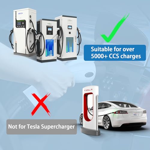 YIGPAIPO CCS Adapter Compatible Tesla Model 3/Y/X/S,with Charger Up DC 500V/250KW Max(The Voltage Cannot Exceed 500V).Not Applicable to Level 1/2 EV Charger. by YIGPAIPO - Image 6