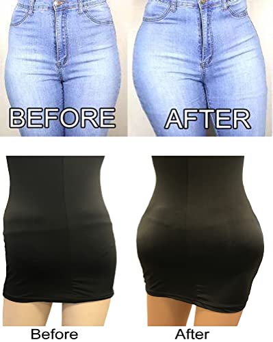 Vendau Women Fake Hip Pads For Women Hip Dip Shapewear Hip Enhancer Butt Pads Shaper Butt Lifter Padded Underwear Tummy Control (Medium, Black) #TOP4
