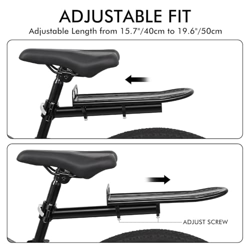 Adjustable Bike Cargo Rack Quick Release