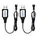 7.2V Battery Charger SM2P Plug for RC Car, USB Charging Cable Cord 2 Pack - PDEEY