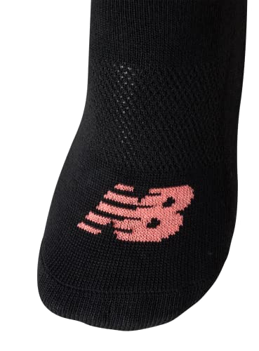 New Balance Women's No Show Sport Liner Socks With Moisture Wicking Technology (12 Pack), Size 4-10, All Black #TOP4