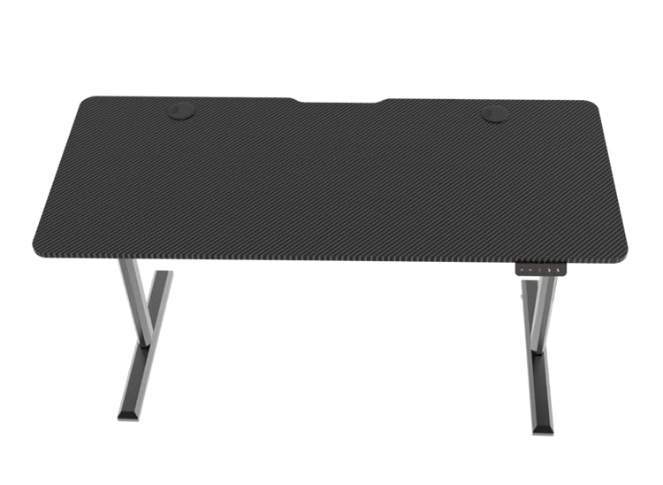 ZStyle Scrivania regolabile in altezza elettrica motorizzata standing desk gaming da gioco laptop pc computer ergonomica carbon look seduto - in piedi postazione carbonio tavolo studio gioco gamer …
